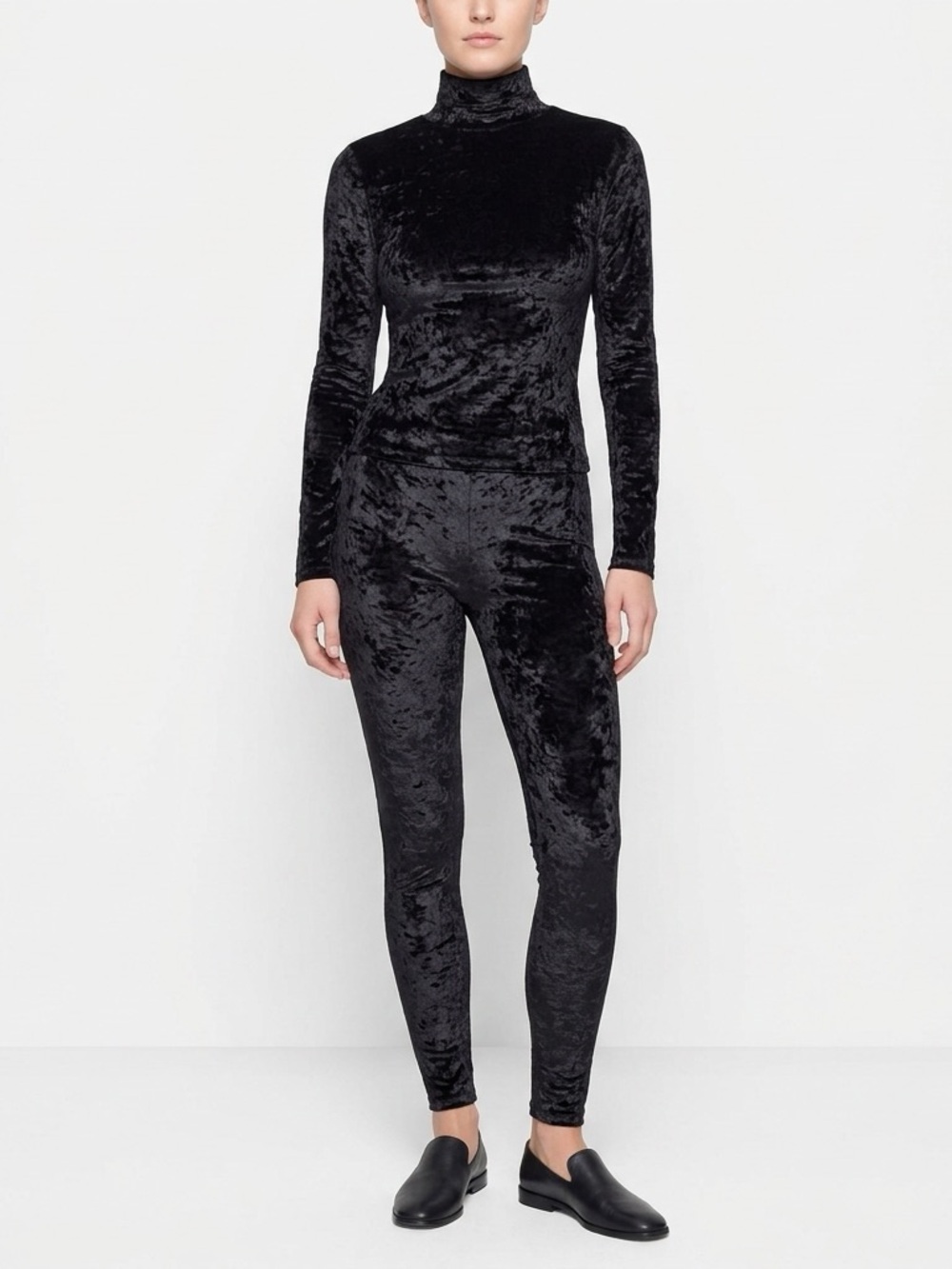 FULL SET LULU Lemon athletica Black Crushed Velvet